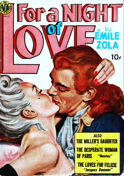 Cover for For a Night of Love (Avon, 1951 series) 