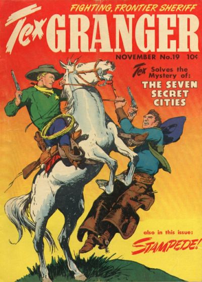 Cover for Tex Granger Adventure Magazine (Parents' Magazine Press, 1948 series) #19