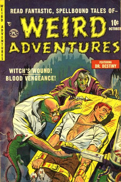 Cover for Weird Adventures (P.L. Publishing, 1951 series) #3