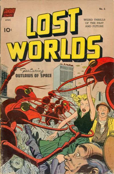 Cover for Lost Worlds (Pines, 1952 series) #6