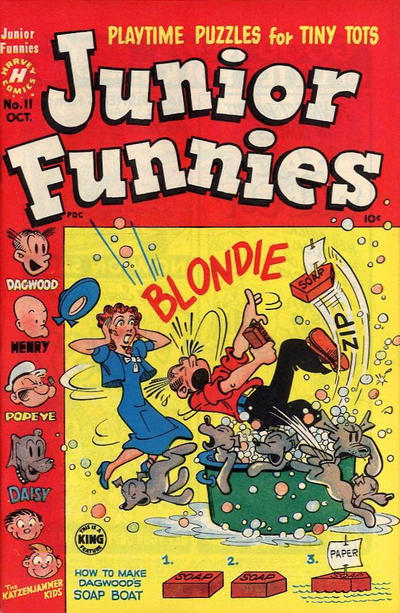 Cover for Junior Funnies (Harvey, 1951 series) #11