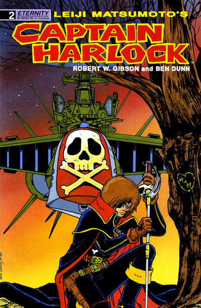 Cover for Captain Harlock (Malibu, 1989 series) #2