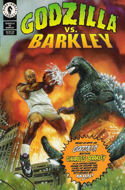 Cover for Godzilla vs. Barkley (Dark Horse, 1993 series) 