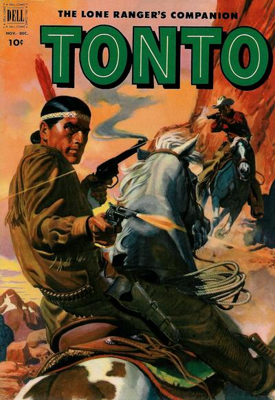Cover for The Lone Ranger's Companion Tonto (Dell, 1951 series) #8