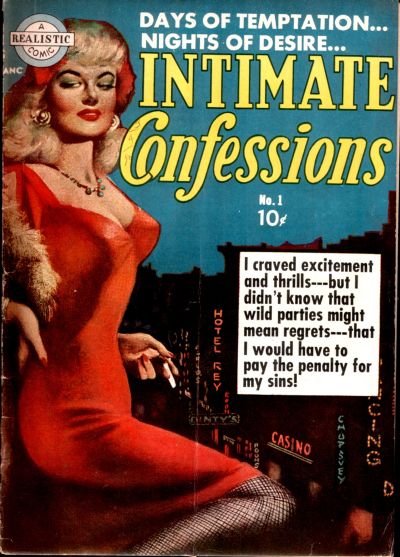 Cover for Intimate Confessions (Avon, 1951 series) #1