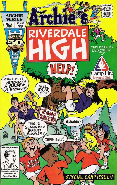 Cover for Archie's Riverdale High (Archie, 1991 series) #7 [Direct]