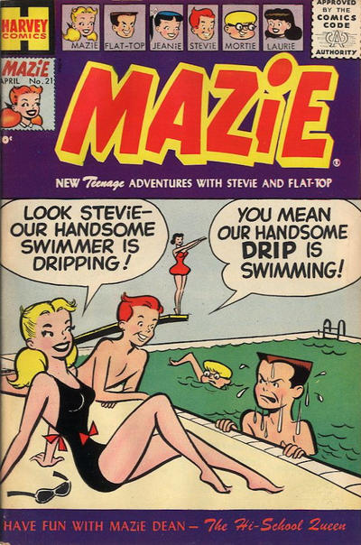 Cover for Mazie (Harvey, 1955 series) #21