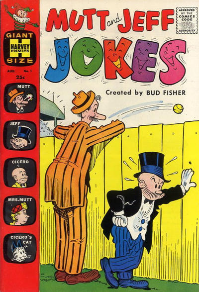 Cover for Mutt & Jeff Jokes (Harvey, 1960 series) #1