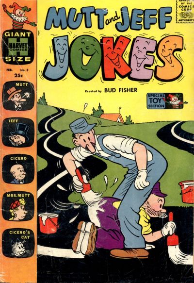 Cover for Mutt & Jeff Jokes (Harvey, 1960 series) #3