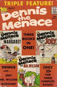 Cover Thumbnail for Dennis the Menace Triple Feature (Hallden; Fawcett, 1961 series) #1