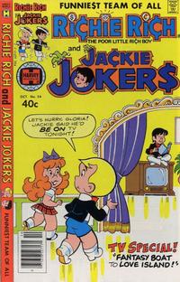 Cover for Richie Rich & Jackie Jokers (Harvey, 1973 series) #34