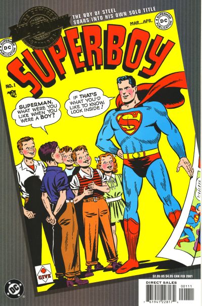 Cover for Millennium Edition: Superboy No. 1 (DC, 2001 series) [Direct Sales]