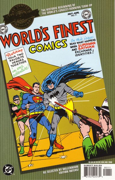 Cover for Millennium Edition: World's Finest No. 71 (DC, 2000 series) [Direct Sales]