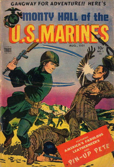 Cover for Monty Hall of the U.S. Marines (Toby, 1951 series) #1