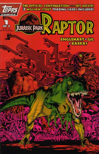 Cover for Jurassic Park: Raptor (Topps, 1993 series) #1