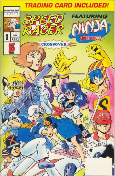 Cover for Speed Racer featuring Ninja High School (Now, 1993 series) #1