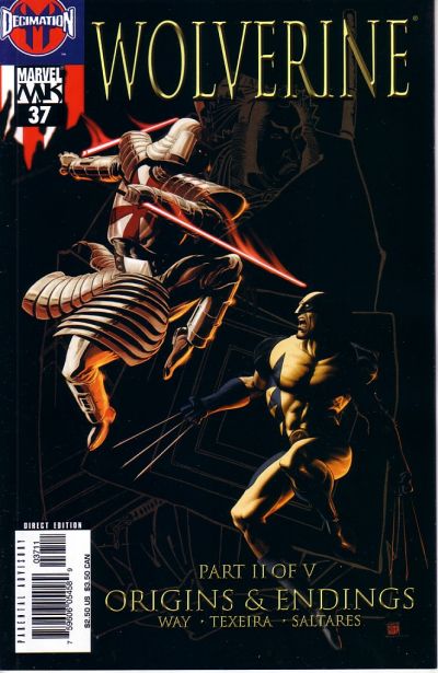 Cover for Wolverine (Marvel, 2003 series) #37 [Direct Edition]