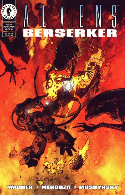 Cover for Aliens: Berserker (Dark Horse, 1995 series) #4