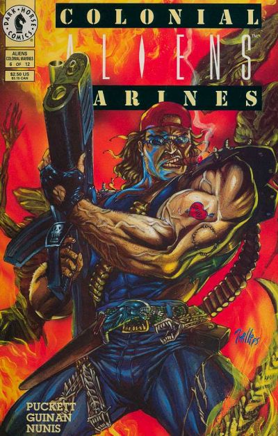 Cover for Aliens: Colonial Marines (Dark Horse, 1993 series) #6