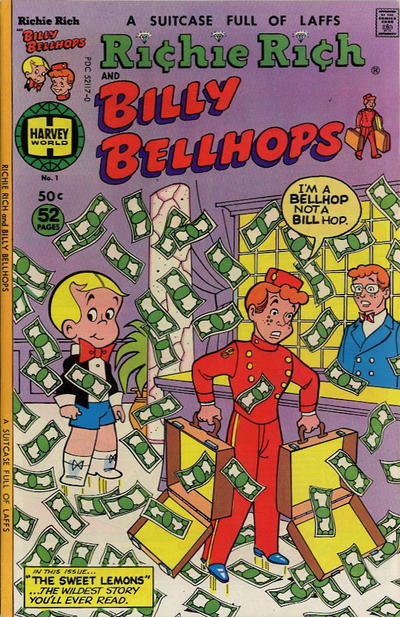 Cover for Richie Rich & Billy Bellhops (Harvey, 1977 series) #1
