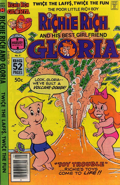 Cover for Richie Rich & Gloria (Harvey, 1977 series) #5