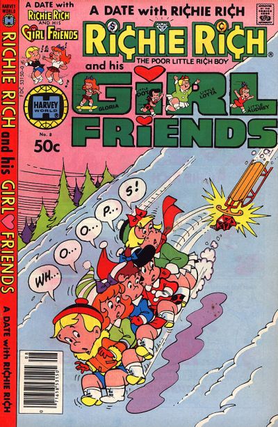Cover for Richie Rich & His Girl Friends (Harvey, 1979 series) #8
