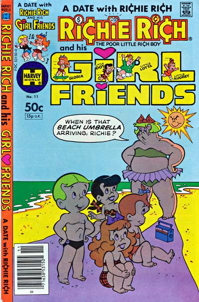 Cover for Richie Rich & His Girl Friends (Harvey, 1979 series) #11