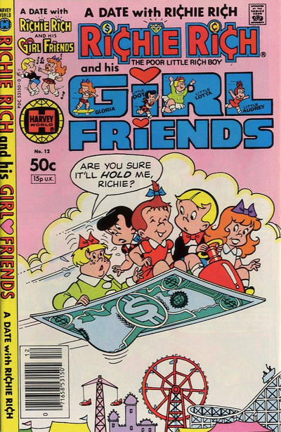 Cover for Richie Rich & His Girl Friends (Harvey, 1979 series) #12