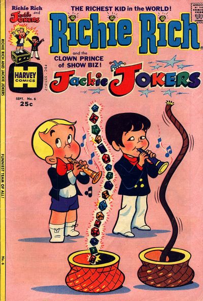 Cover for Richie Rich & Jackie Jokers (Harvey, 1973 series) #6