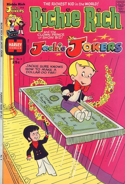 Cover for Richie Rich & Jackie Jokers (Harvey, 1973 series) #8