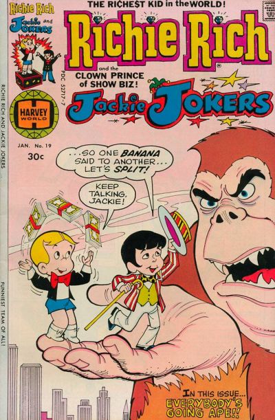 Cover for Richie Rich & Jackie Jokers (Harvey, 1973 series) #19