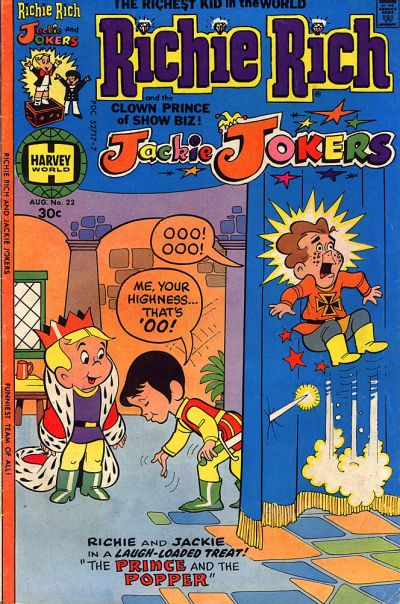 Cover for Richie Rich & Jackie Jokers (Harvey, 1973 series) #22