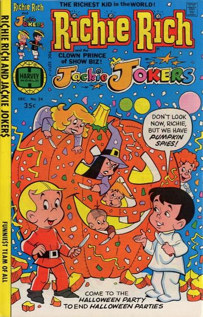 Cover for Richie Rich & Jackie Jokers (Harvey, 1973 series) #24
