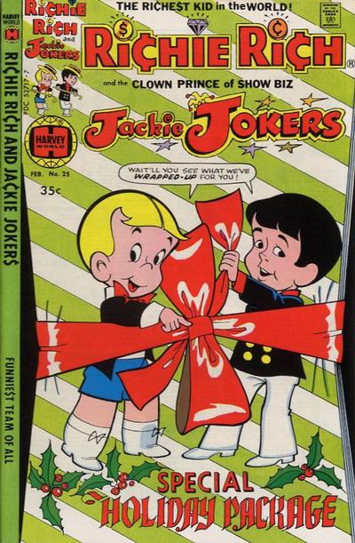 Cover for Richie Rich & Jackie Jokers (Harvey, 1973 series) #25