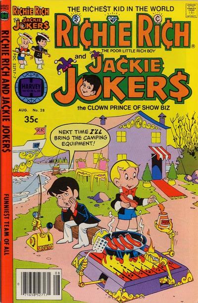 Cover for Richie Rich & Jackie Jokers (Harvey, 1973 series) #28