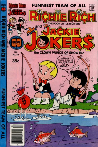 Cover for Richie Rich & Jackie Jokers (Harvey, 1973 series) #30