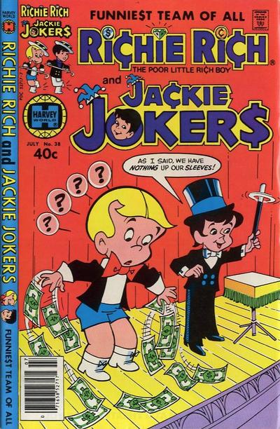 Cover for Richie Rich & Jackie Jokers (Harvey, 1973 series) #38