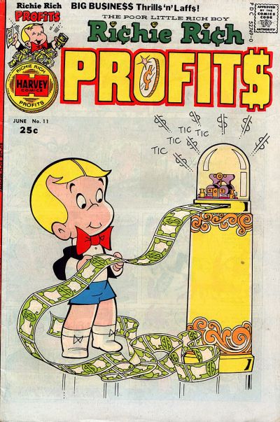 Cover for Richie Rich Profits (Harvey, 1974 series) #11