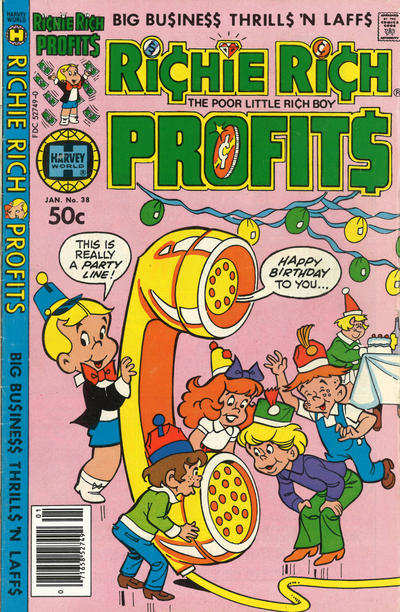 Cover for Richie Rich Profits (Harvey, 1974 series) #38