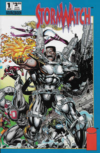 Cover Thumbnail for Stormwatch Sourcebook (Image, 1994 series) #1 [Direct]