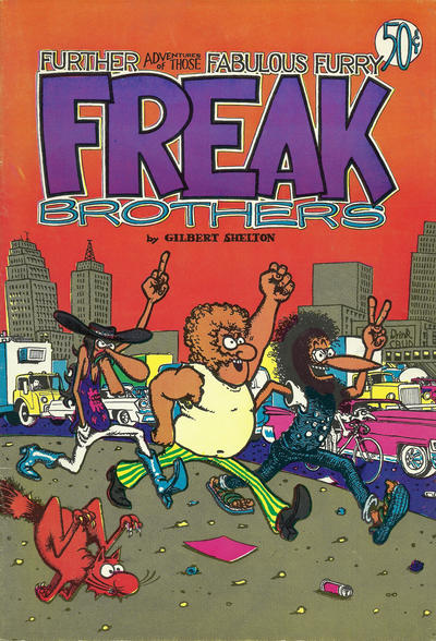 Cover for The Fabulous Furry Freak Brothers (Rip Off Press, 1971 series) #2 [First Printing]
