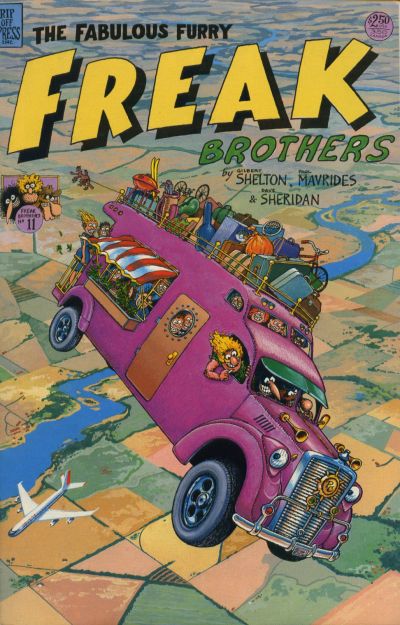Cover for The Fabulous Furry Freak Brothers (Rip Off Press, 1971 series) #11 [First Printing]