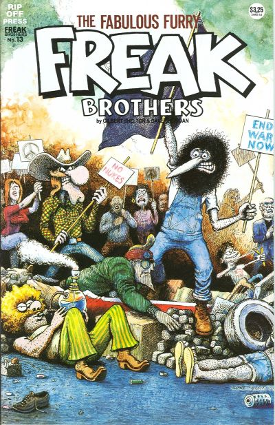 Cover for The Fabulous Furry Freak Brothers (Rip Off Press, 1971 series) #13 [First Printing]