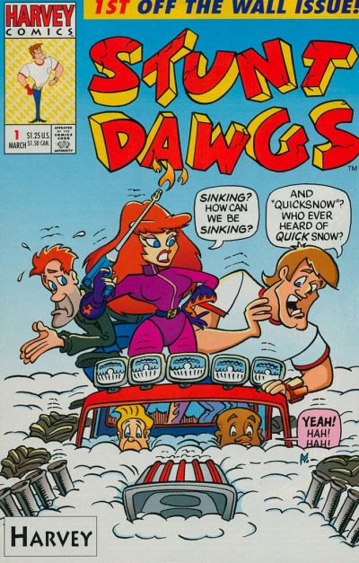 Cover for Stunt Dawgs (Harvey, 1993 series) #1 [Direct]