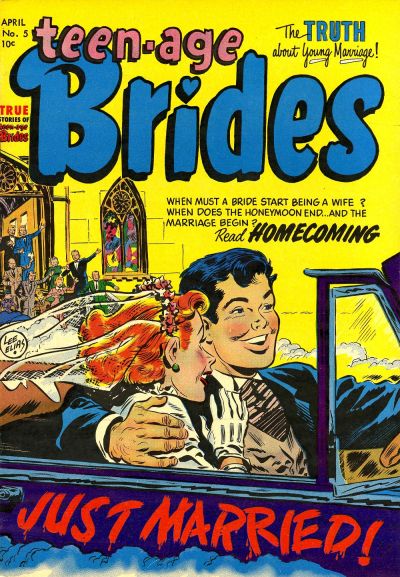 Cover for Teen-Age Brides (Harvey, 1953 series) #5