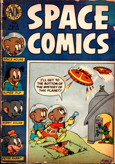 Cover for Space Comics (Avon, 1954 series) #4