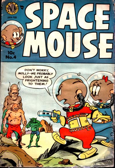 Cover for Space Mouse (Avon, 1953 series) #4