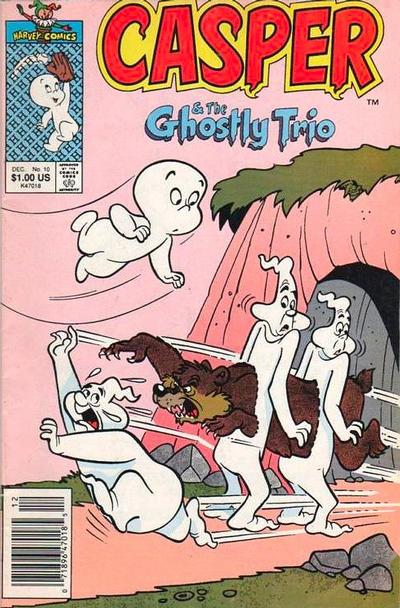 Cover for Casper and the Ghostly Trio (Harvey, 1990 series) #10 [Newsstand]