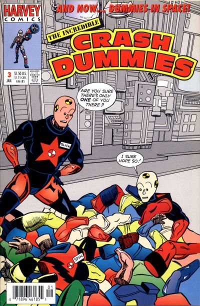 Cover for Crash Dummies (Harvey, 1993 series) #3 [Newsstand]