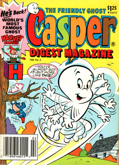 Cover for Casper Digest (Harvey, 1986 series) #3 [Newsstand]